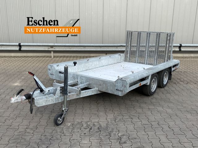 Hulco Anhänger Tieflader Minibagger Maschinen Rampen