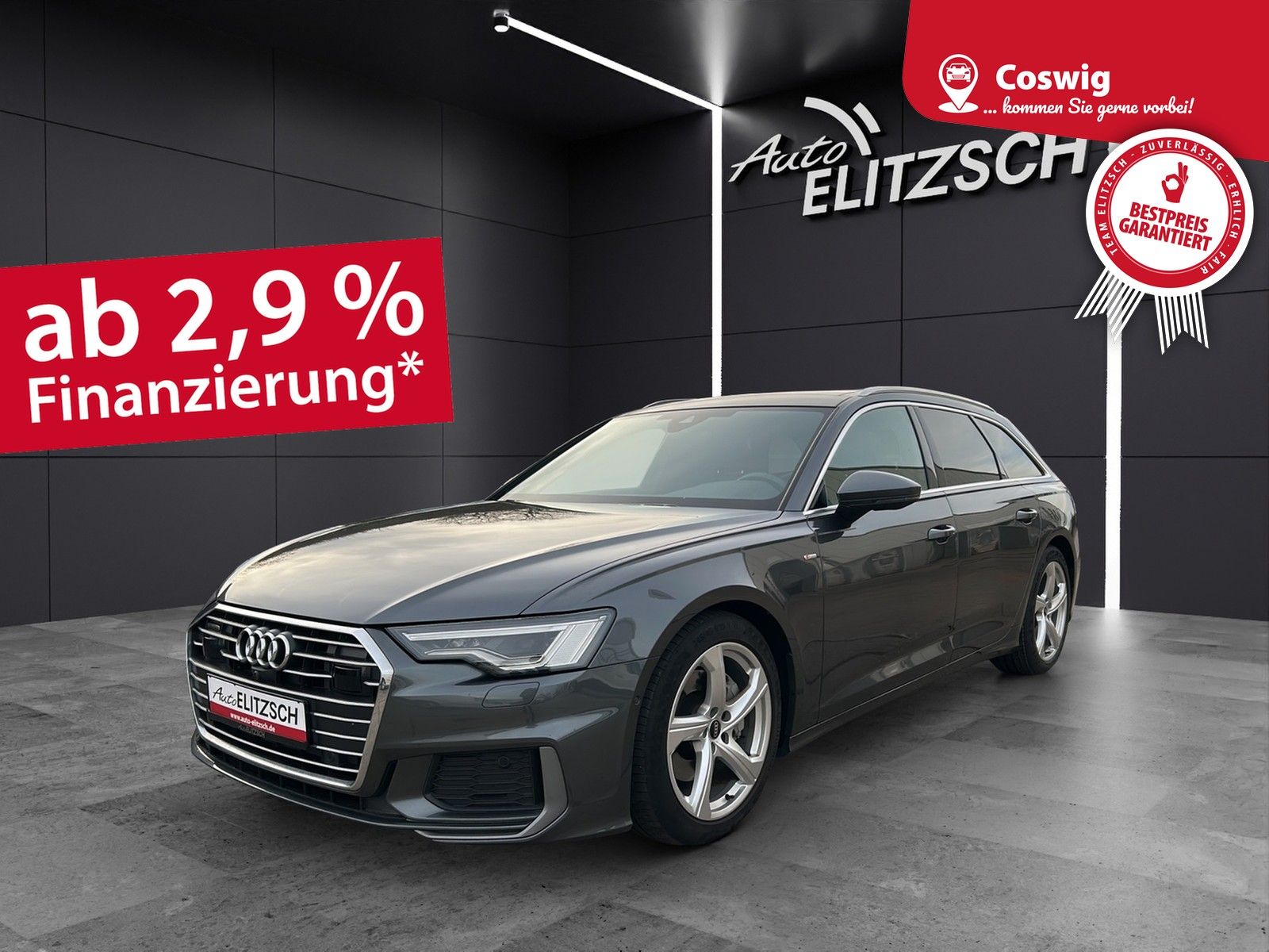 Fahrzeugabbildung Audi A6 Avant 45 TDI quattro sport S-Line Matrix Navi