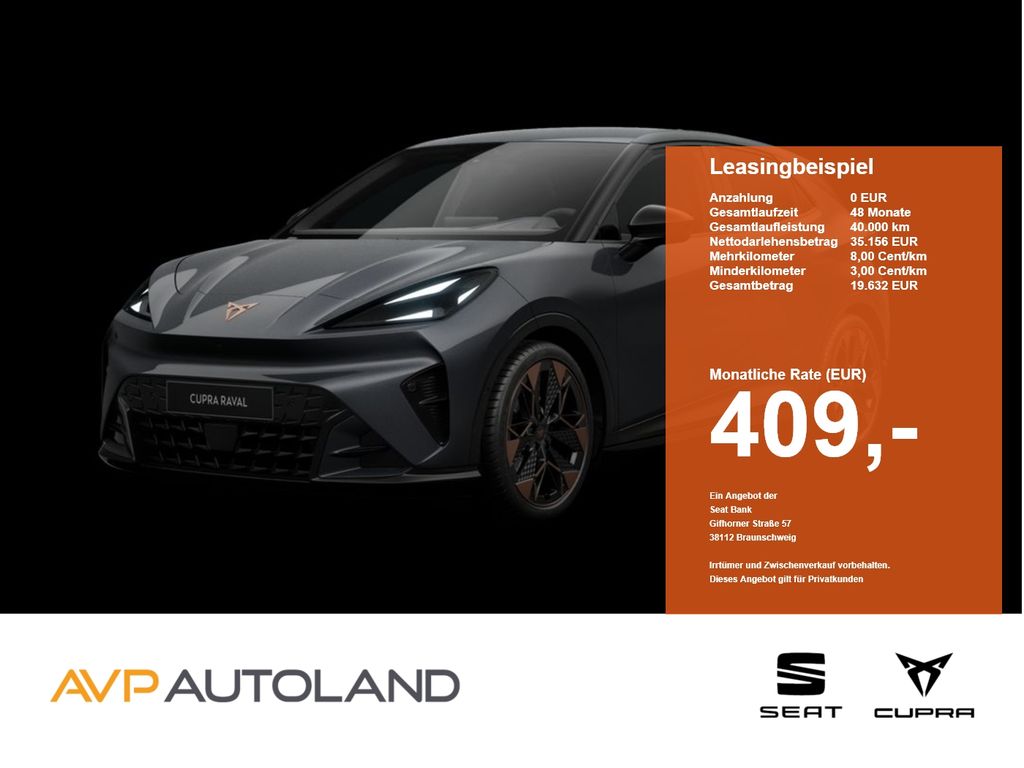 Cupra Raval 155 kW 52 kWh Endurance