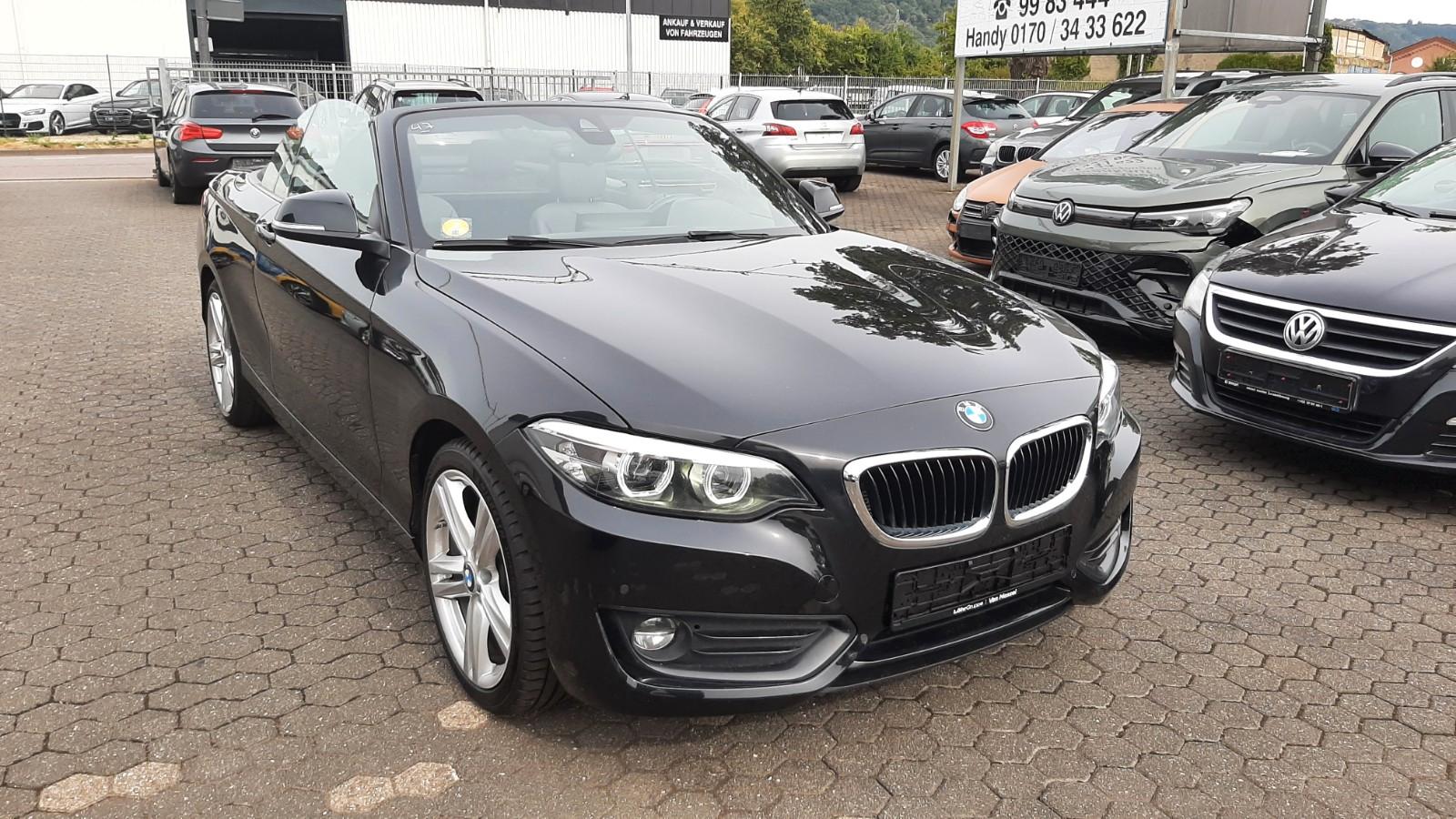 BMW 218 D Cabrio  Advantage-Kamera-Navigation-Klima