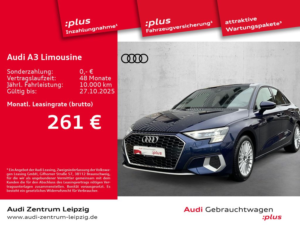 A3 Limousine 35 TFSI advanced *Matrix*Navi*