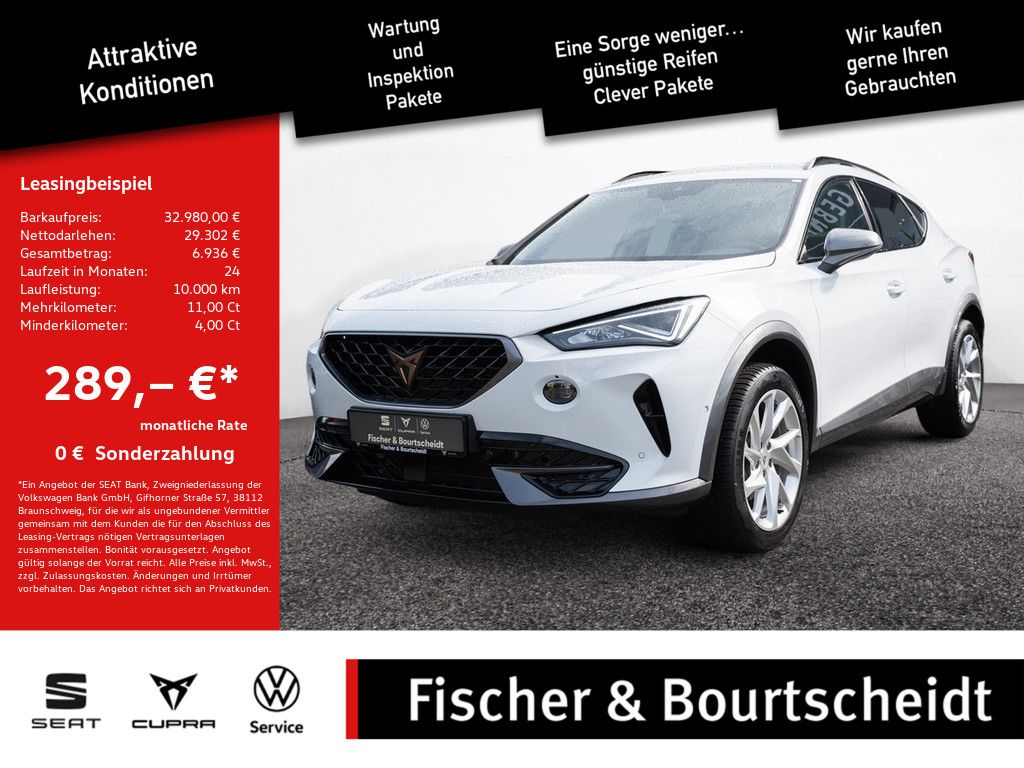 Cupra Formentor 2.0 TSI 4Drive NAVI KAMERA LED SHZ APP