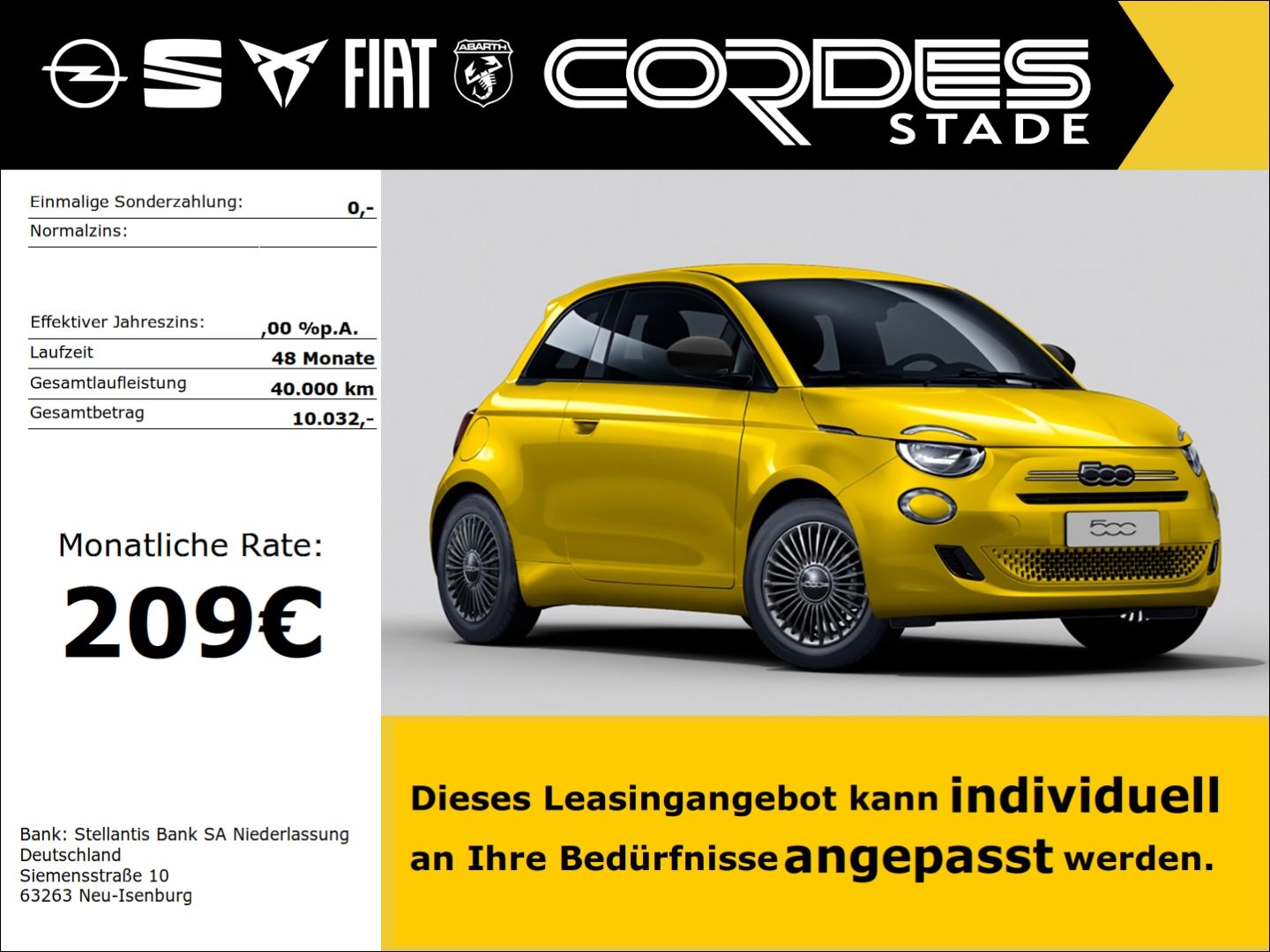 Fiat 500 Hybrid Limousine ICON, SHZ, Rückfahrkamera 2