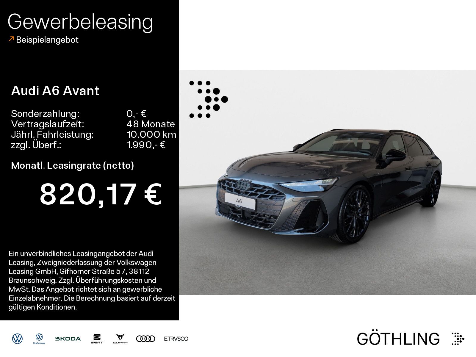 Audi A6 Avant e-hybrid edition one quattro 220 kW Sli
