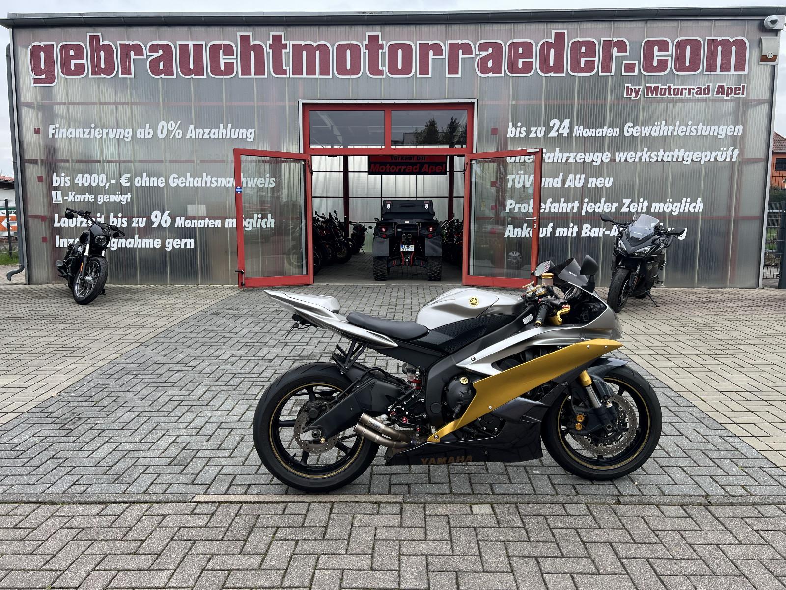 Yamaha YZF-R6 RJ11 Mivv,  Fußrastenanlage, Gewährleistu