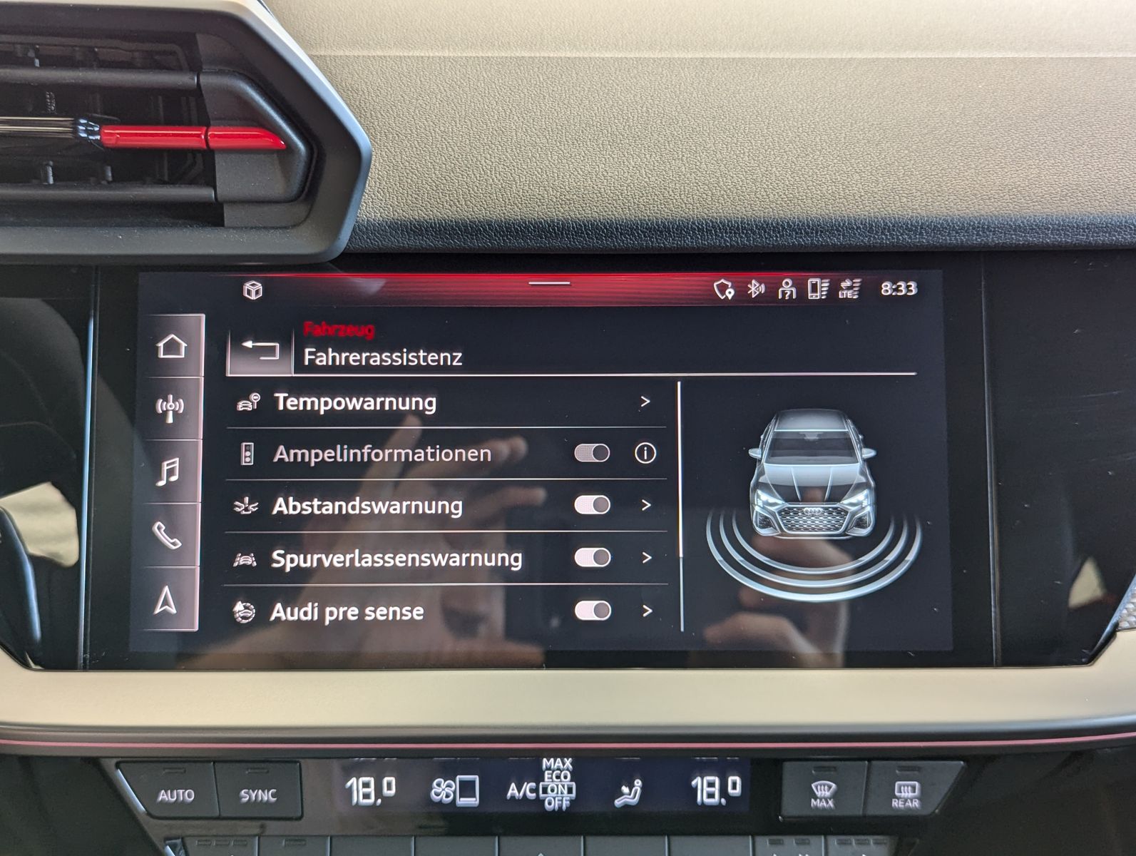 AUDI RS 3 2.5 TFSI quatt Matrix HUD Nappa Cam B&O 19" - Image 26