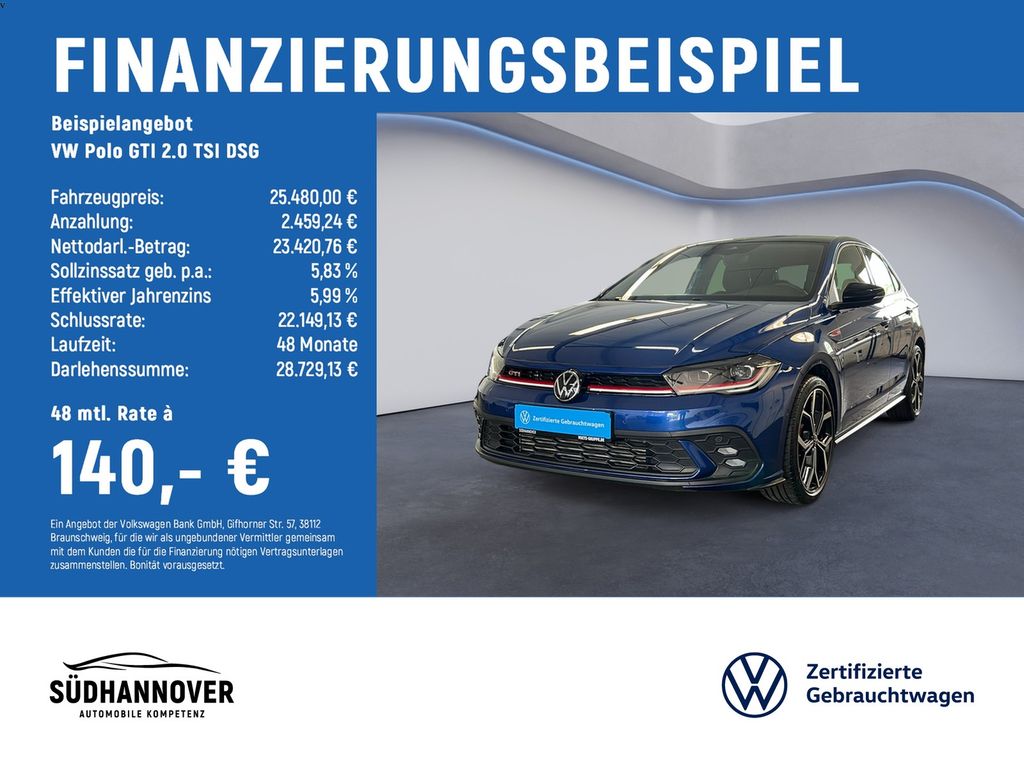 Volkswagen Polo GTI 2.0 TSI DSG MATRIX-LED+SHZ+App-Connect
