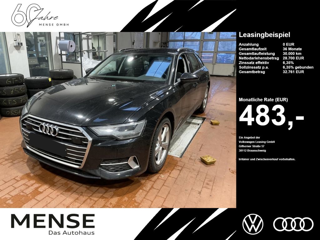 Abbildung Leasingangebot Audi A6 Avant 50 TFSIe Quattro S tronic Sport AHK|ACC