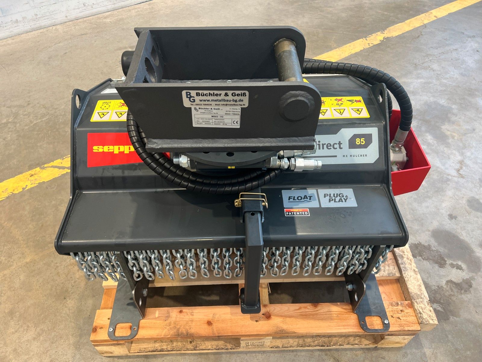 Fahrzeugabbildung Andere Seppi M. H3 085 direct Schlegelmulcher / lagernd