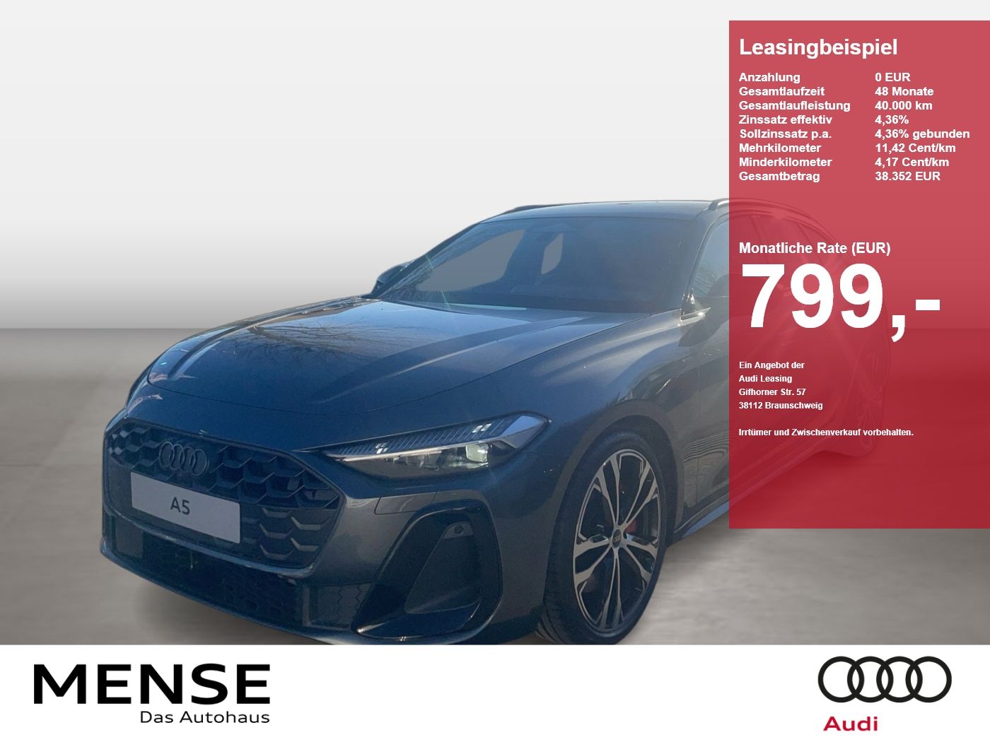 Audi A5 Avant e-hybrid quattro 270 kW S tronic Matrix