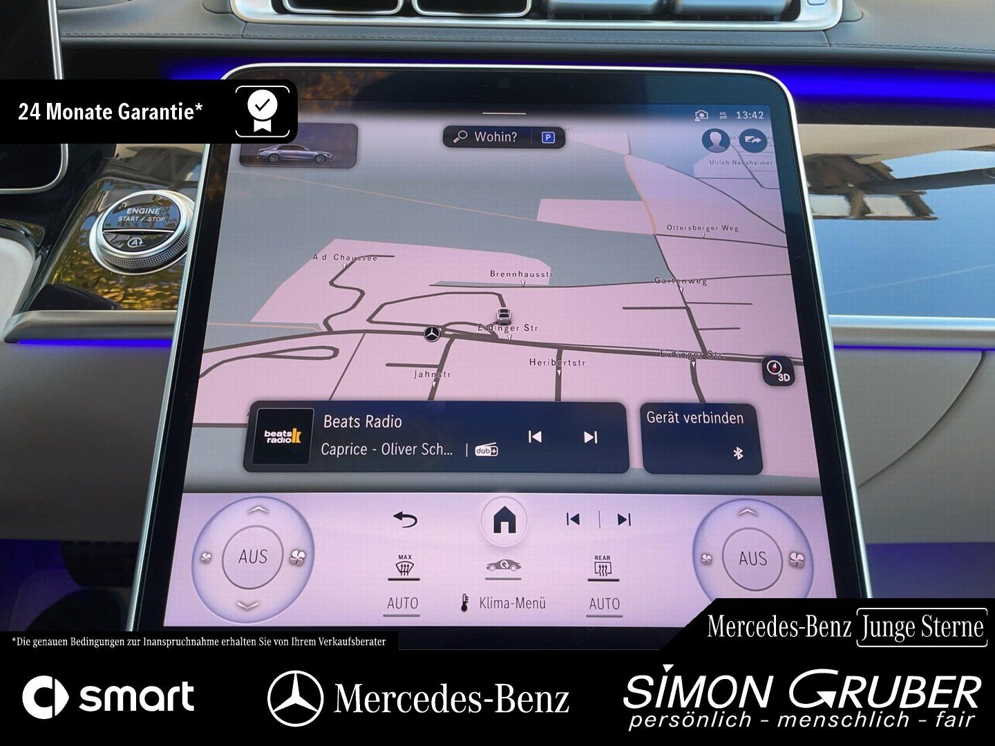 Fahrzeugabbildung Mercedes-Benz S 580 4M L AMG Exklusive Manufaktur Fondentert.