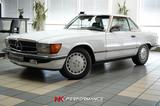 Mercedes-Benz SL 560 Cabrio V8 5,6l/ Weiß-Blau / H-Kennzeichen - Mercedes-Benz SL aus dem Jahr 1988