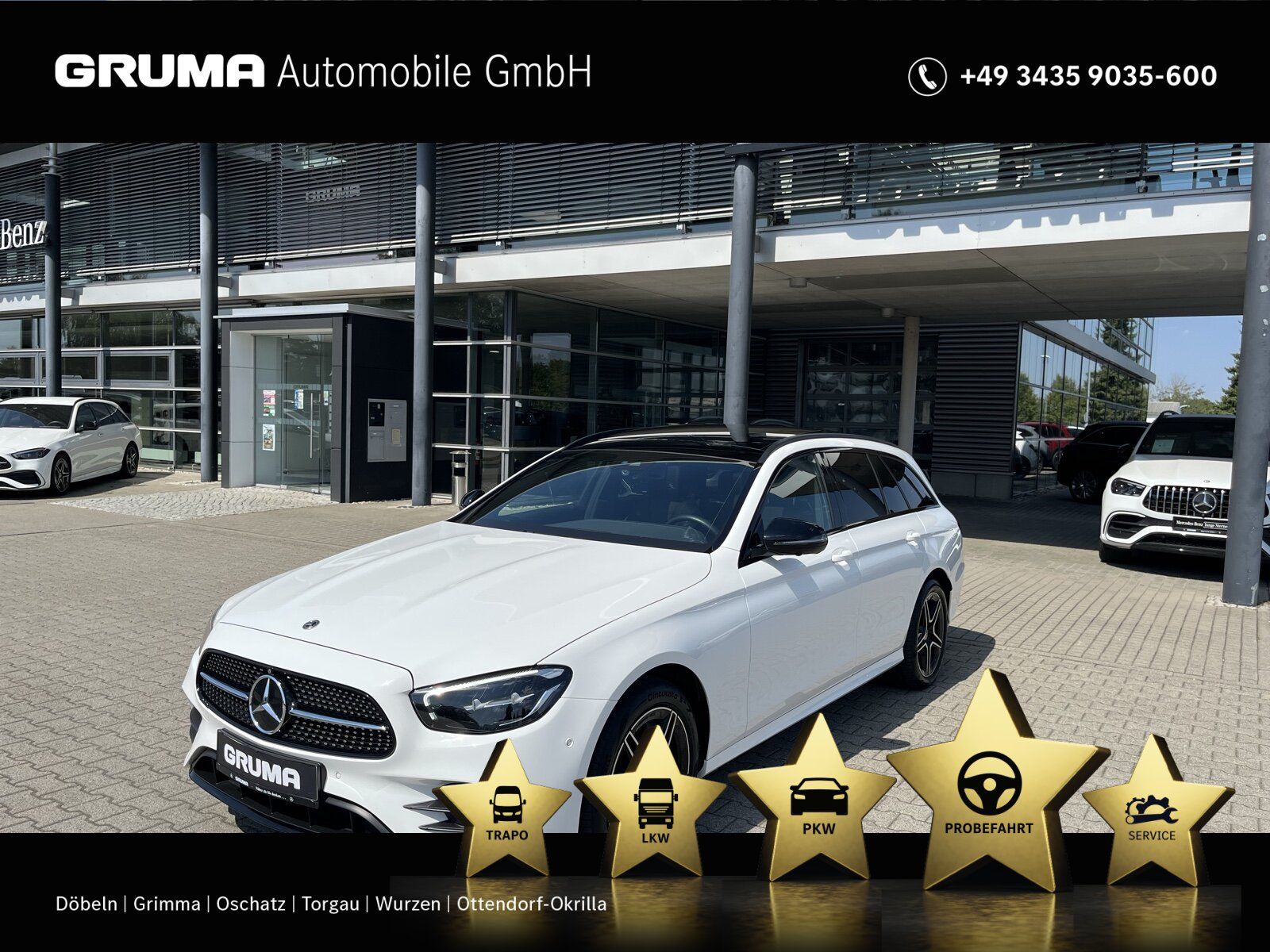 Mercedes-Benz E 300 de 4MATIC T AMG AHK Night Pano Burm 360°