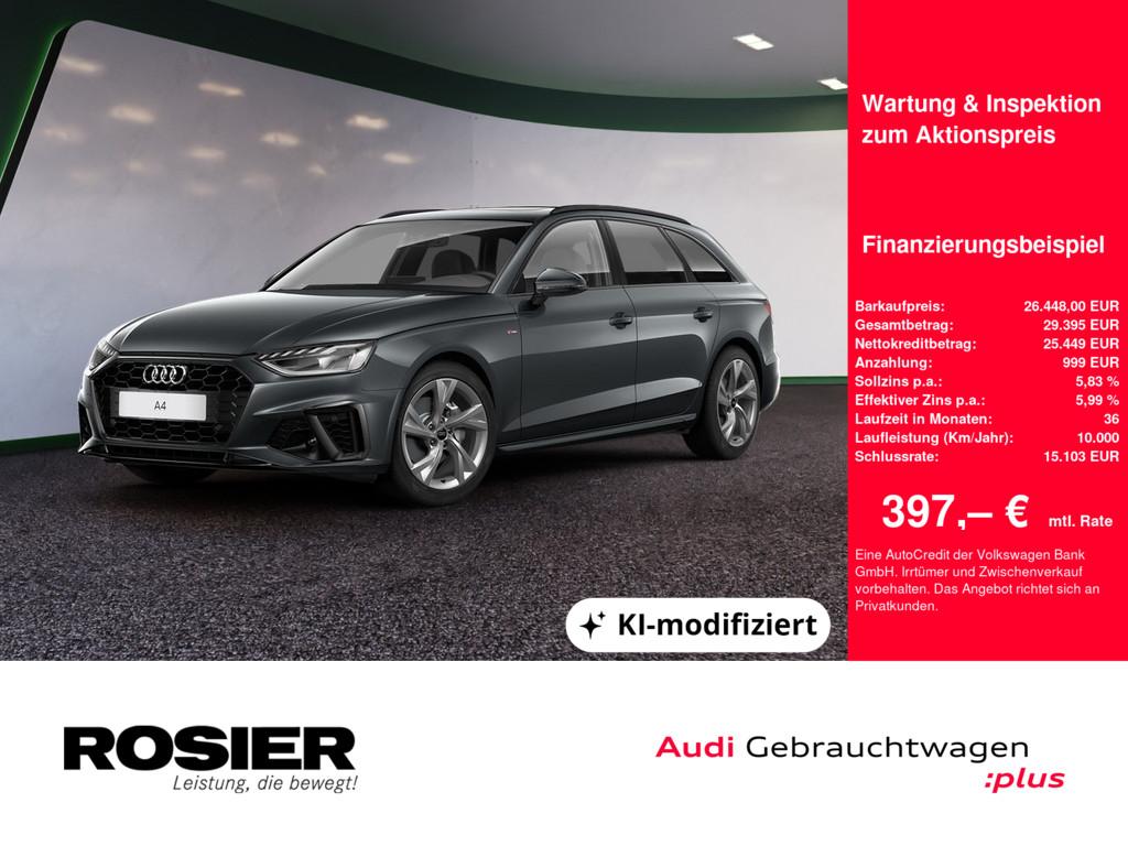 Audi A4 Avant 40 TFSI S-Line Black ACC LED PANO Rkam