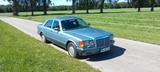 Mercedes-Benz 500SE Tüv neu, prominenter Vorbesitz - blaue Mercedes-Benz 500
