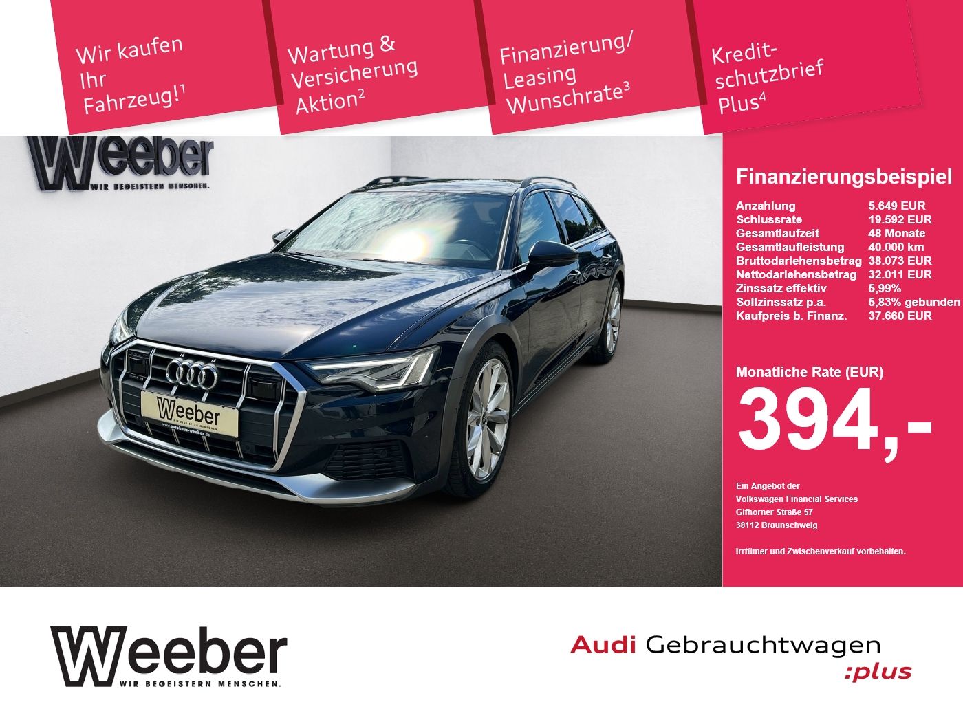 Audi A6 Allroad quattro *MATRIX*AHK*PANO*KAMERA*20 LM
