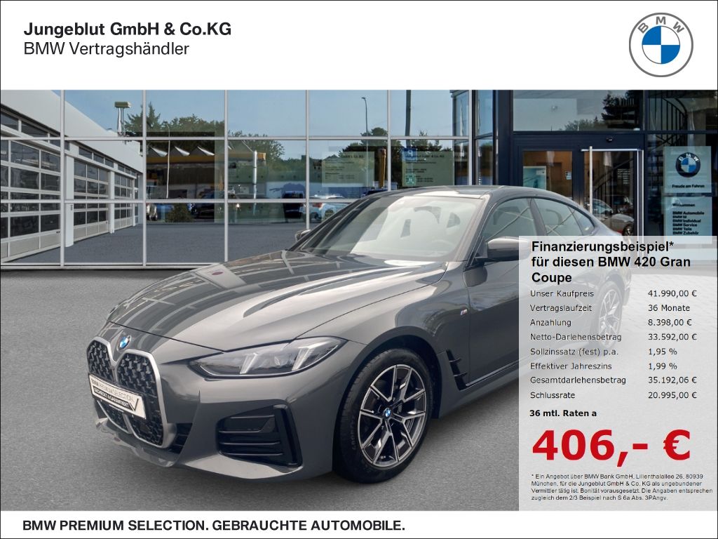 BMW 420 Gran Coupe d M Sport Sitzhg. LiveCockpitPro foto 1