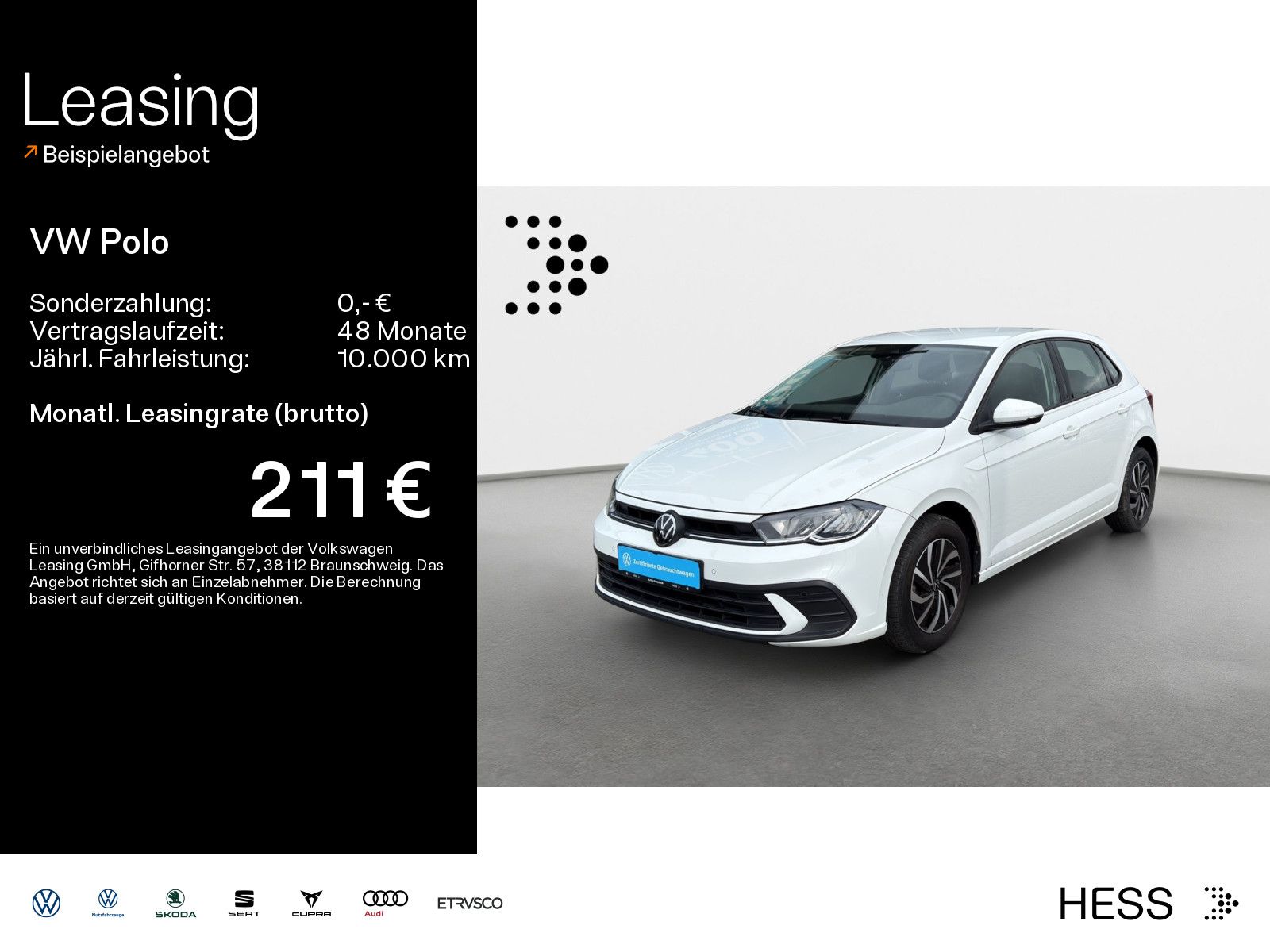 Volkswagen Polo 1.0 TSI LIFE*LED*AHK*PDC*SHZ*KLIMA*App-Conn