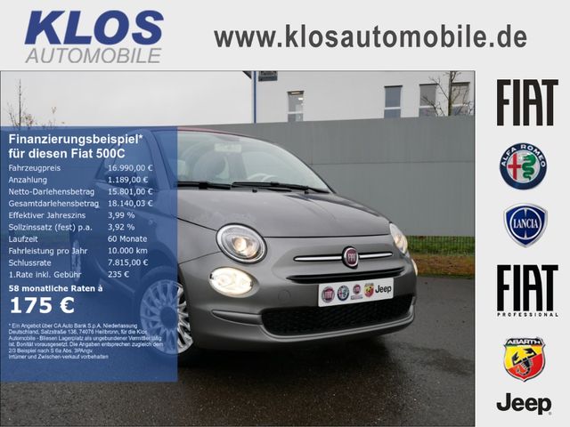 Fiat 500C 1.0 GSE HYBRID 70PS APPLE CARPLAY ALU