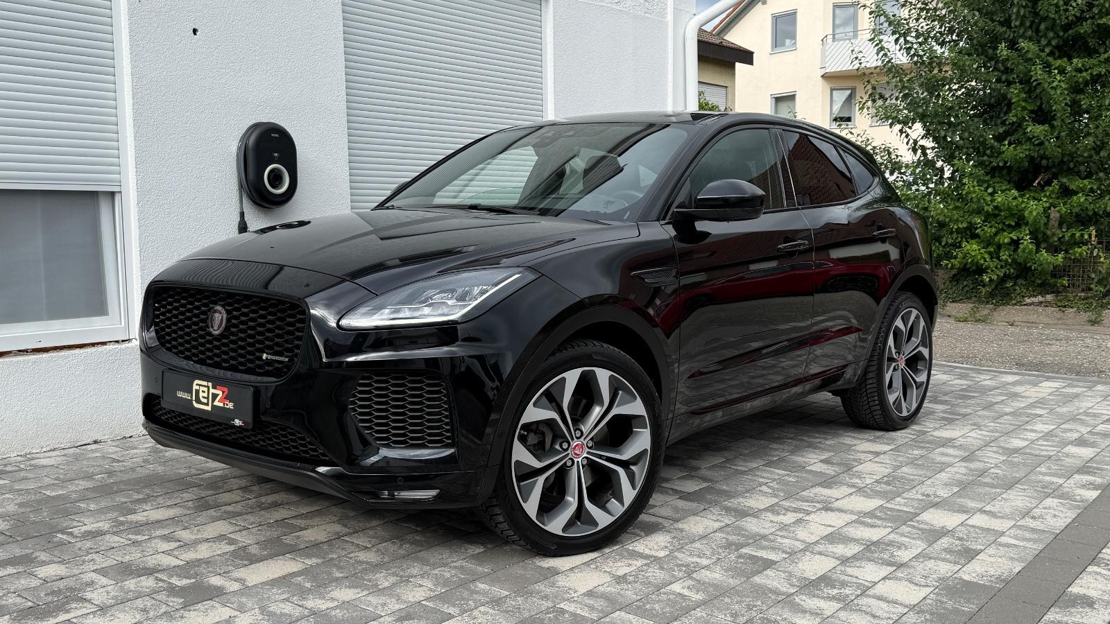 JAGUAR E-PACE R-DYNAMIC 4WD 300ch - HAYON ÉLECTRIQUE - PACK SPORT - RÉGLAGE ÉLECTRIQUE DES SIÈGES - 1ERE MAIN - HISTORIQUE ENTRETIEN COMPLET