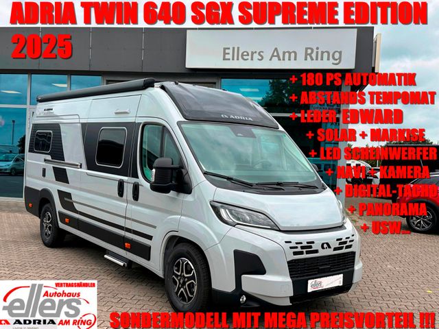 Adria TWIN SUPREME EDITION 640 SGX AUTO LEDER NAVI USW