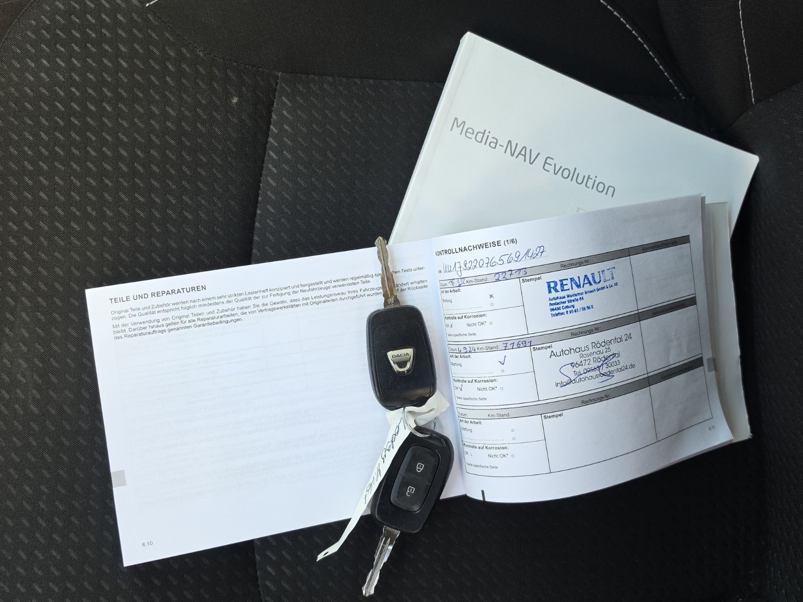 Fahrzeugabbildung Dacia Lodgy Comfort 7x Sitzer Navigation Tempomat