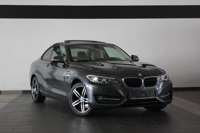 BMW 218d Coupé Sport Line, Sportsitze, Leder Aut.