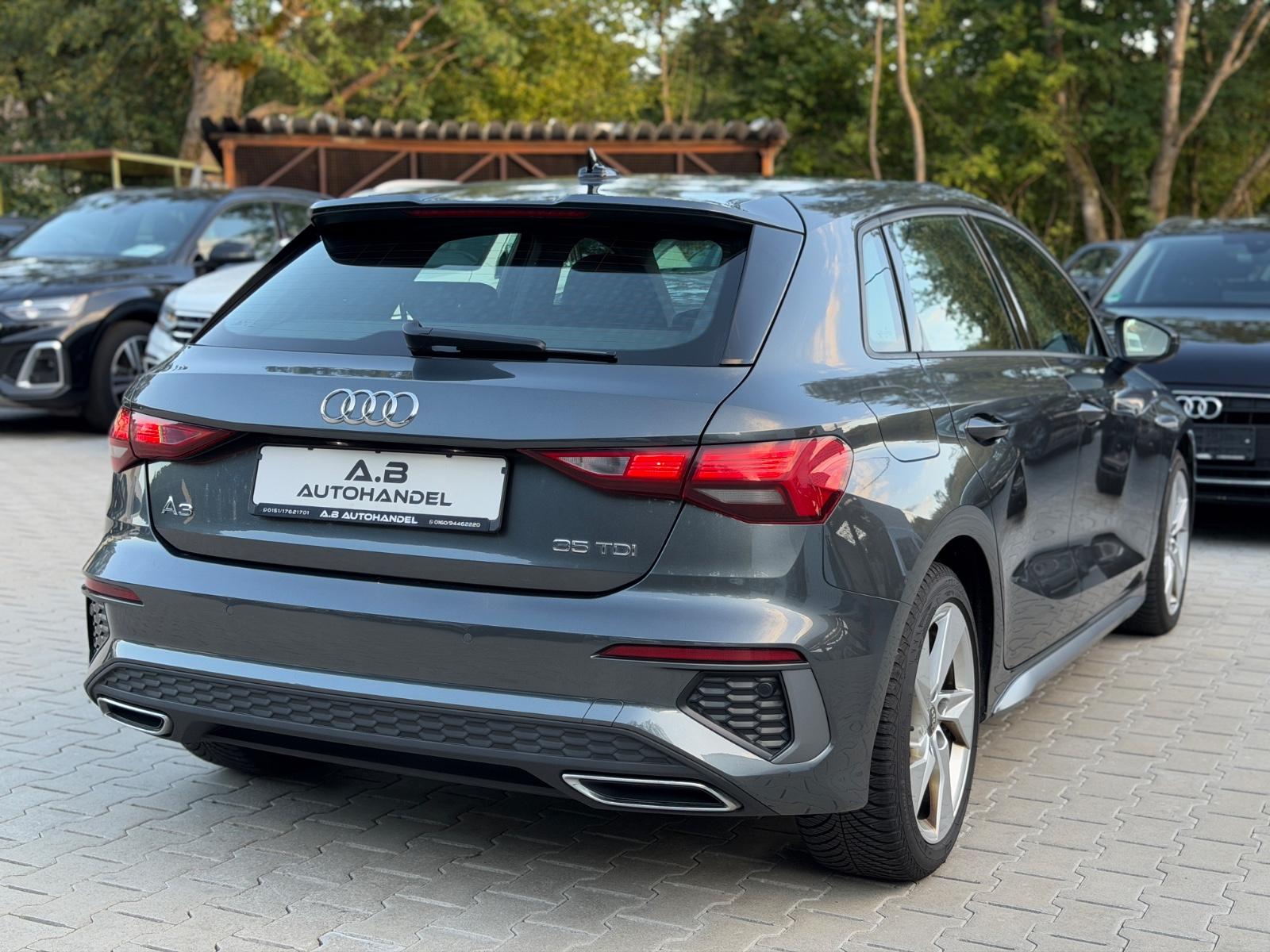 Audi A3 Sportback 35 TDI S line/LED/Virtual/97.600km, миниатюра 7