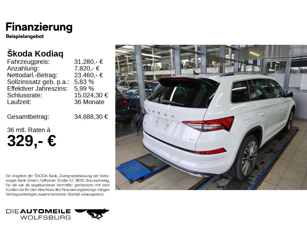 Skoda Kodiaq 2.0 TDI DSG 4x4 L&K Pano/AHK/Rückkam imagem 2