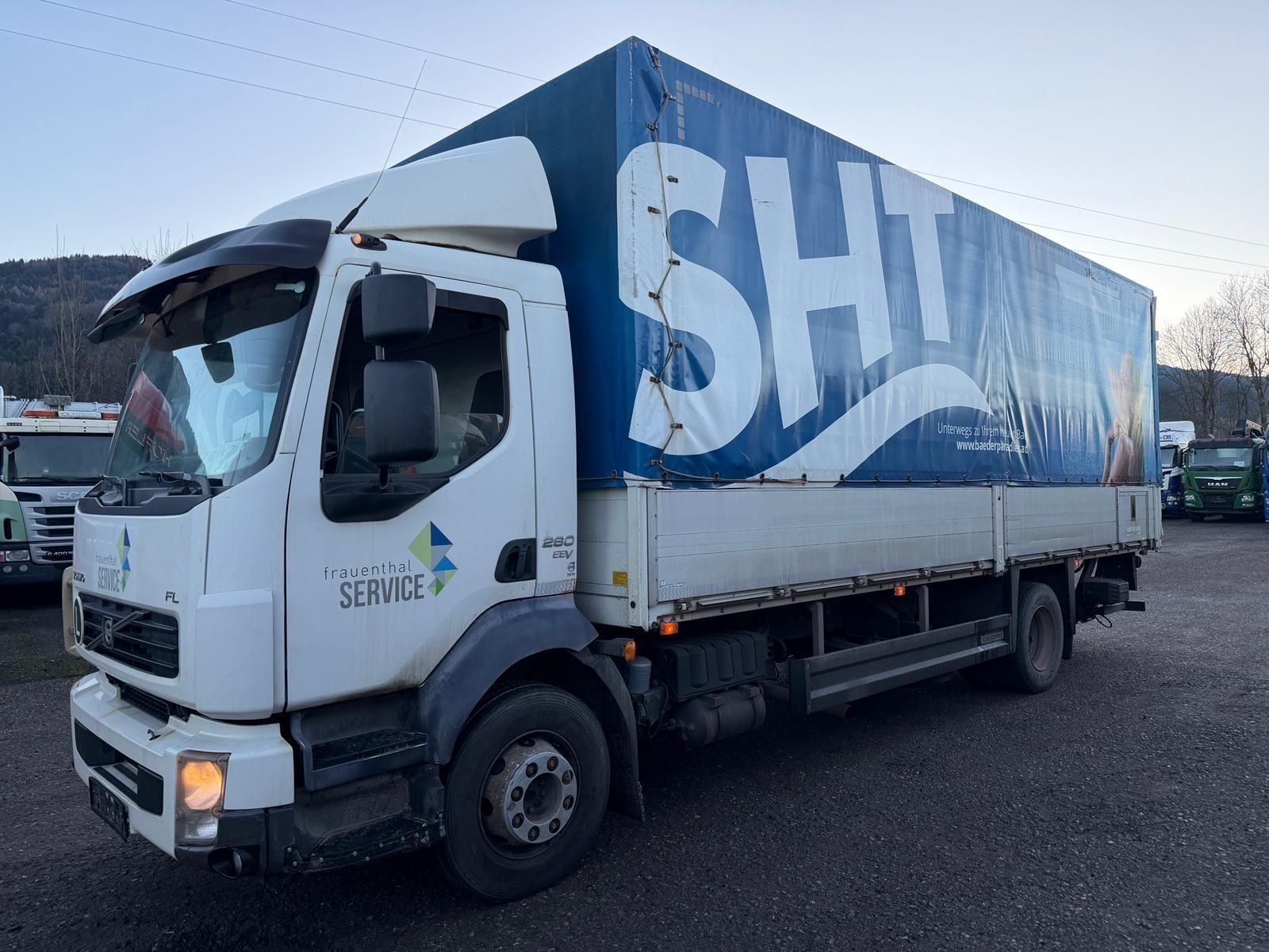 Volvo FL 280 4X2R PRITSCHE PLANE + LBW EURO5 EEV