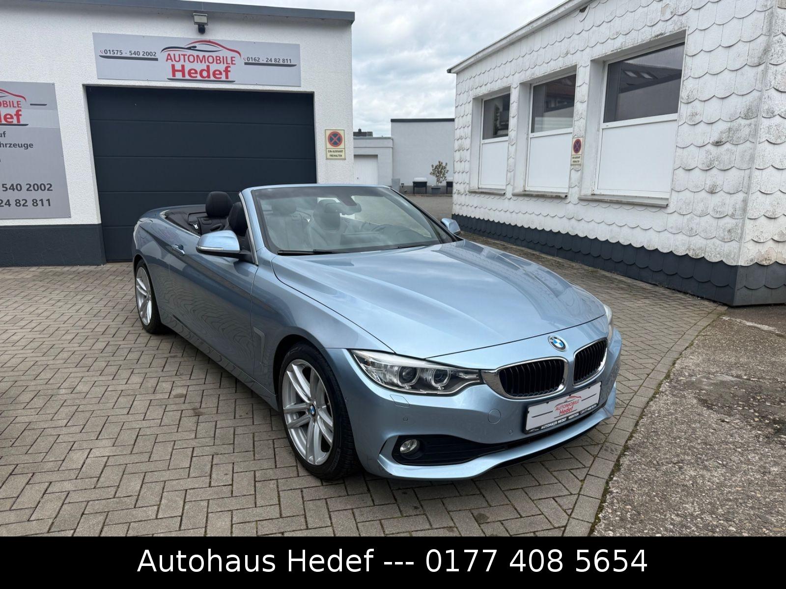 BMW 420d Cabrio Sport Line - Automatik - Leder