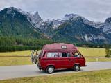 Volkswagen T3 - weinrot mit festem Hochdach - Volkswagen T3 hochdach
