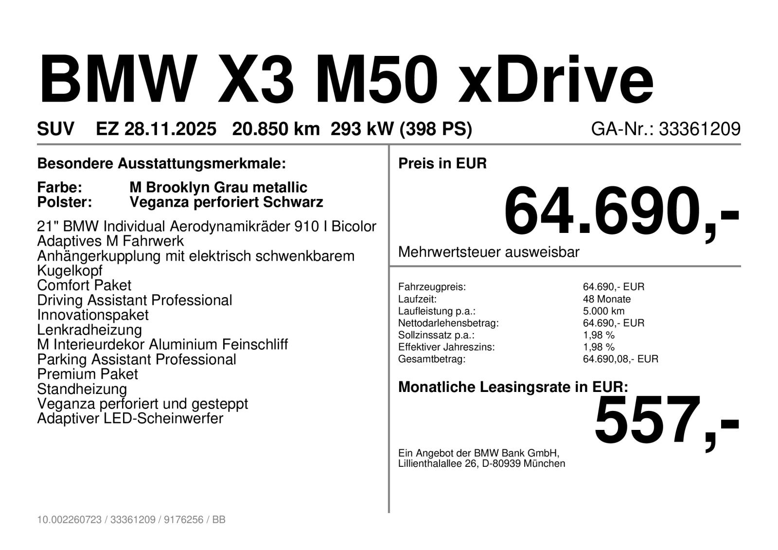 BMW X3 M50 - Bild 5