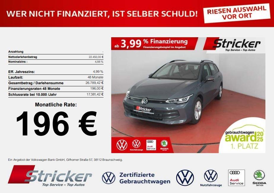 Volkswagen Golf Variant 1.5eTSI DSG 196,-ohne Anzahlung AHK, миниатюра 2