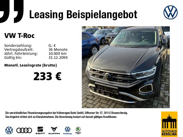 T-Roc 1.0 TSI Life *ACC*LED+*R-CAM*SHZ*