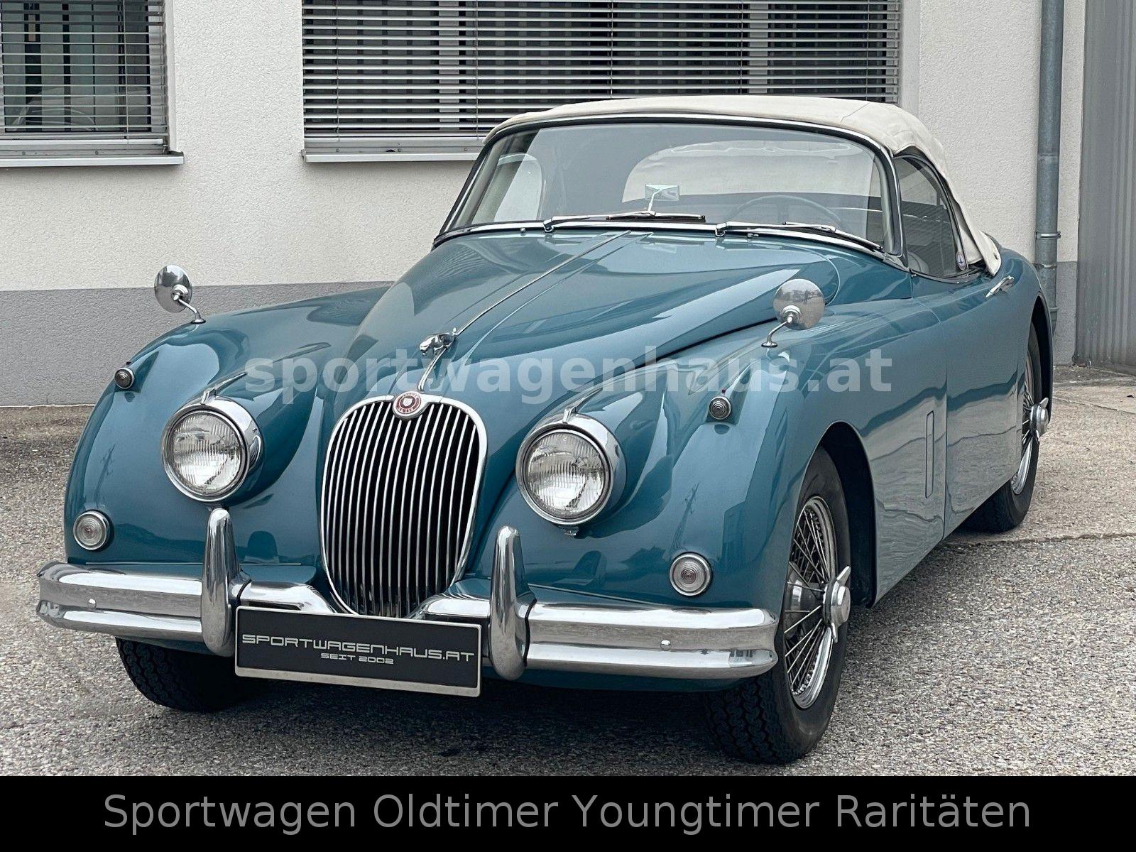 Jaguar XK150 OTS Roadster, Wertgutachten, Cotswoldblue