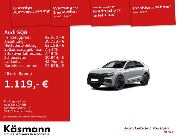 Audi SQ8 4.0TFSI quattro AHK STHZ B&O 360 HUD