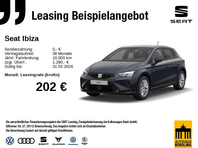 Seat Ibiza 1.0 TSI Style DSG *Vision+*NAV*GRA*SHZ*