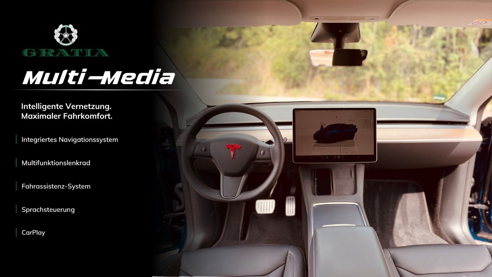 Tesla Model Y-Performance-8Fach Bereift imagem 3