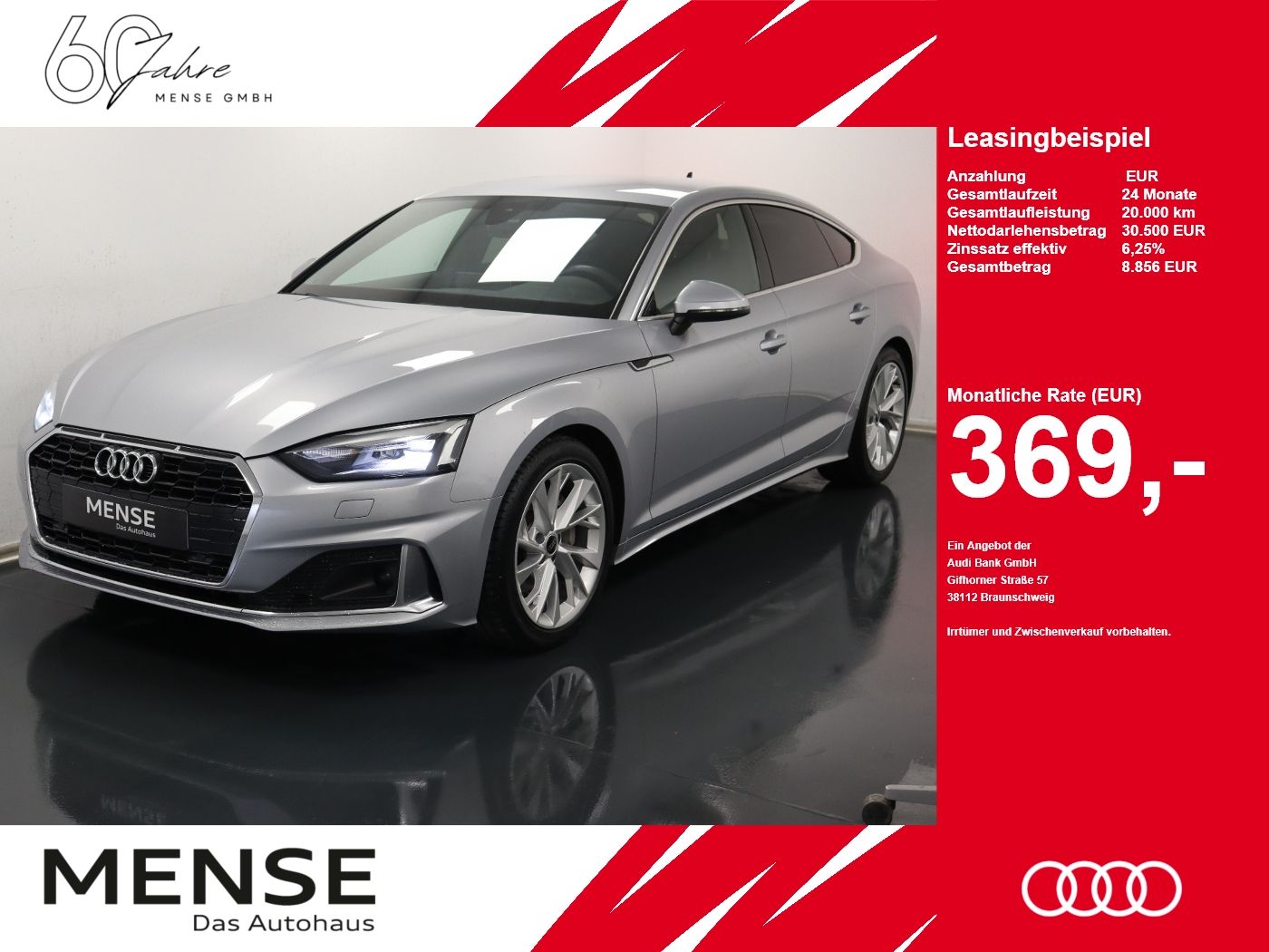 Audi A5 Sportback 40 TDI S tronic advanced CarPlay