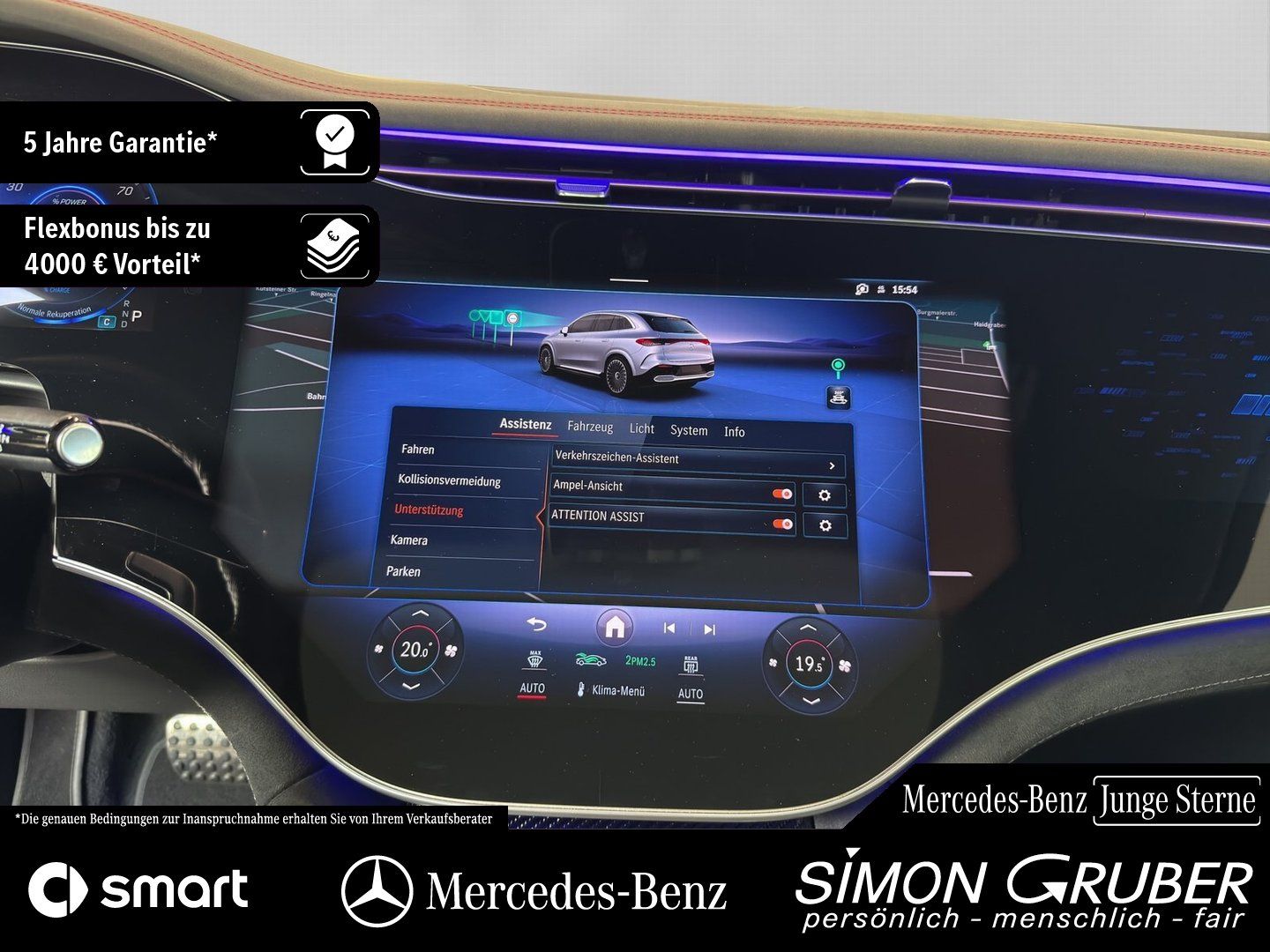 Fahrzeugabbildung Mercedes-Benz EQE 43 4M SUV AMG Pano Nappa HUD Hyper HAL 3D