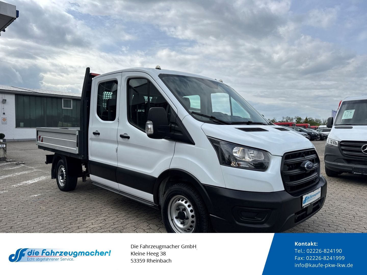 Fahrzeugabbildung Ford Transit Pritsche 310 L2 Doppelkabine AHK DAB Tel