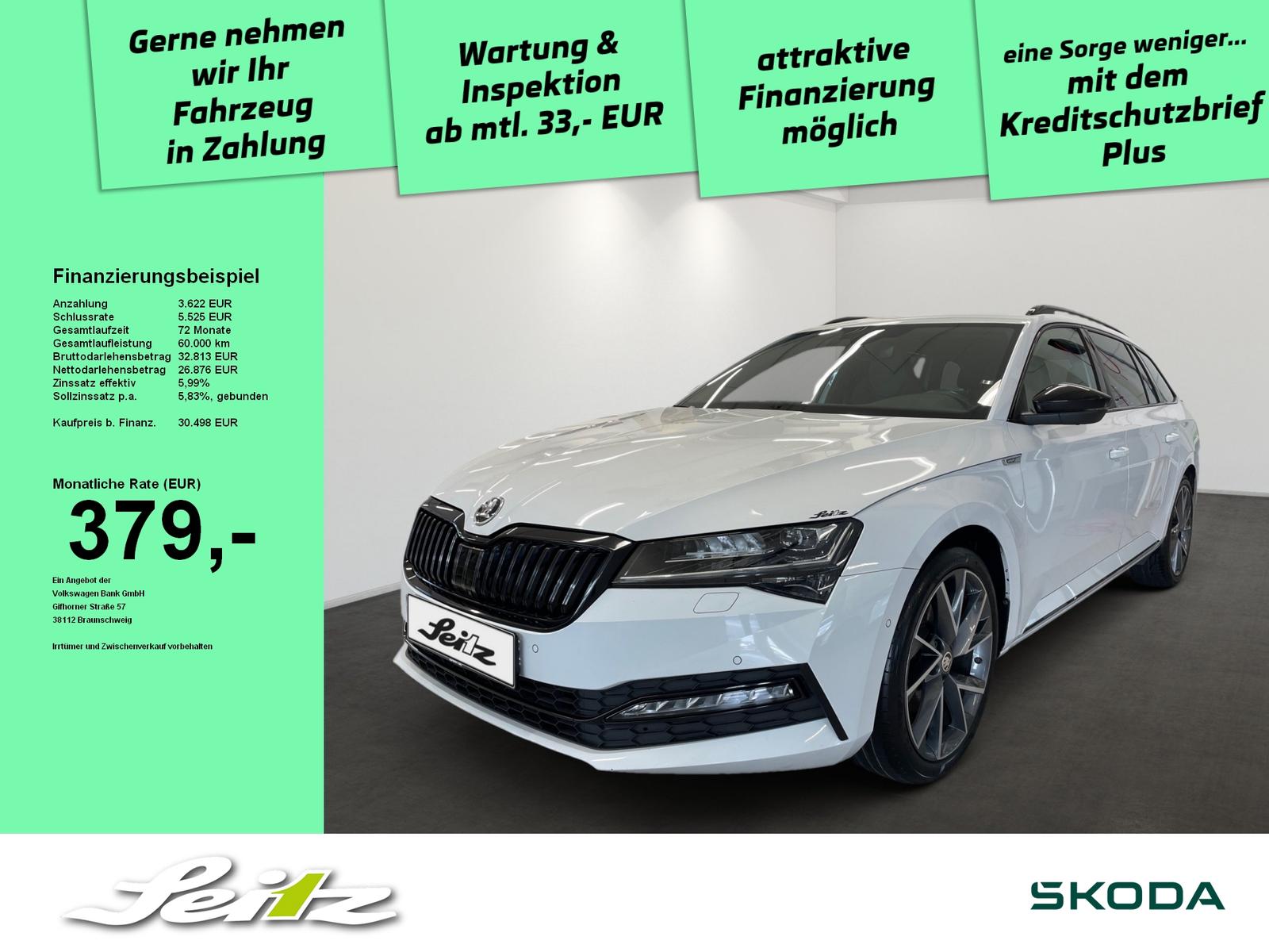 Skoda Superb Combi 2.0 TDI Sportline *AHK*MATRIX*KAMER