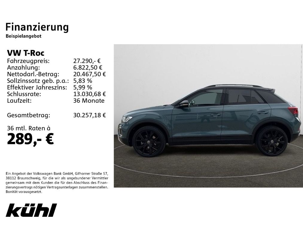 Volkswagen T-Roc 1.5 TSI DSG Style Navi AHK Black Style LM1 foto 2