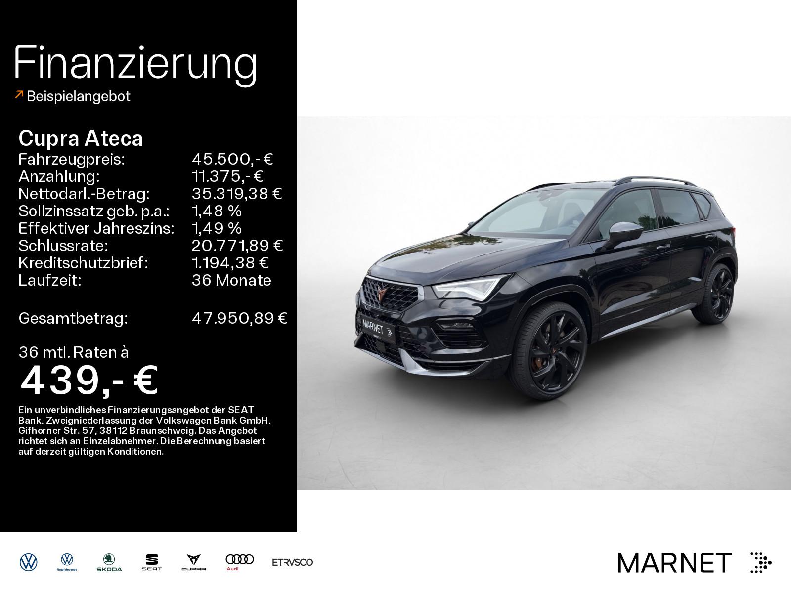 Cupra Ateca VZ Tribe Edition 300 PS *DSG*4Drive*BREMBO