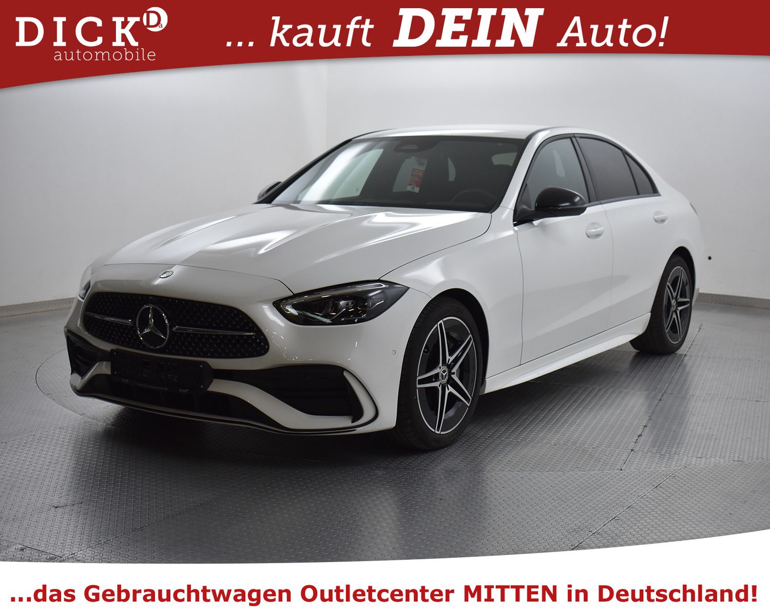 MERCEDES-BENZ C200d 9G 2X AMG Line NIGHT+KAM+LED+NAV+VIRTU+SHZ - Image 4