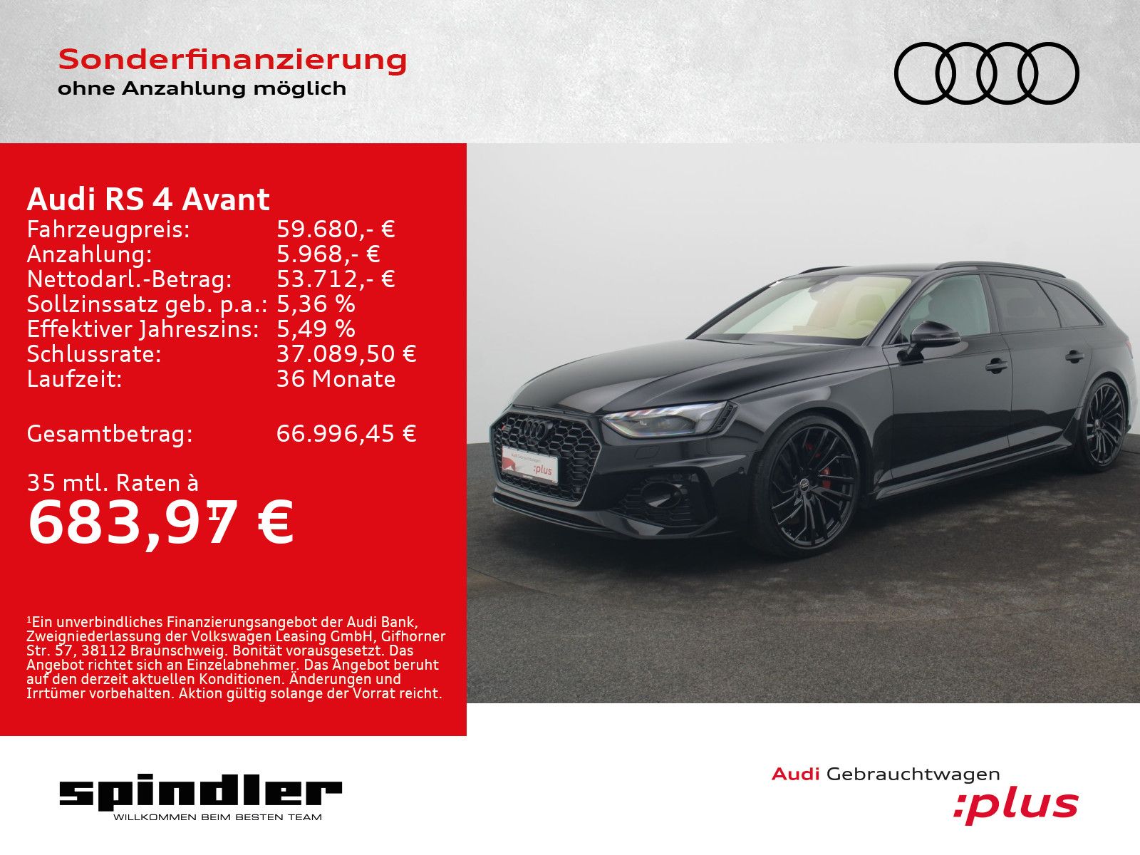 AUDI RS 4 Avant TFSI quattro / Vmax280, Matrix, AHK