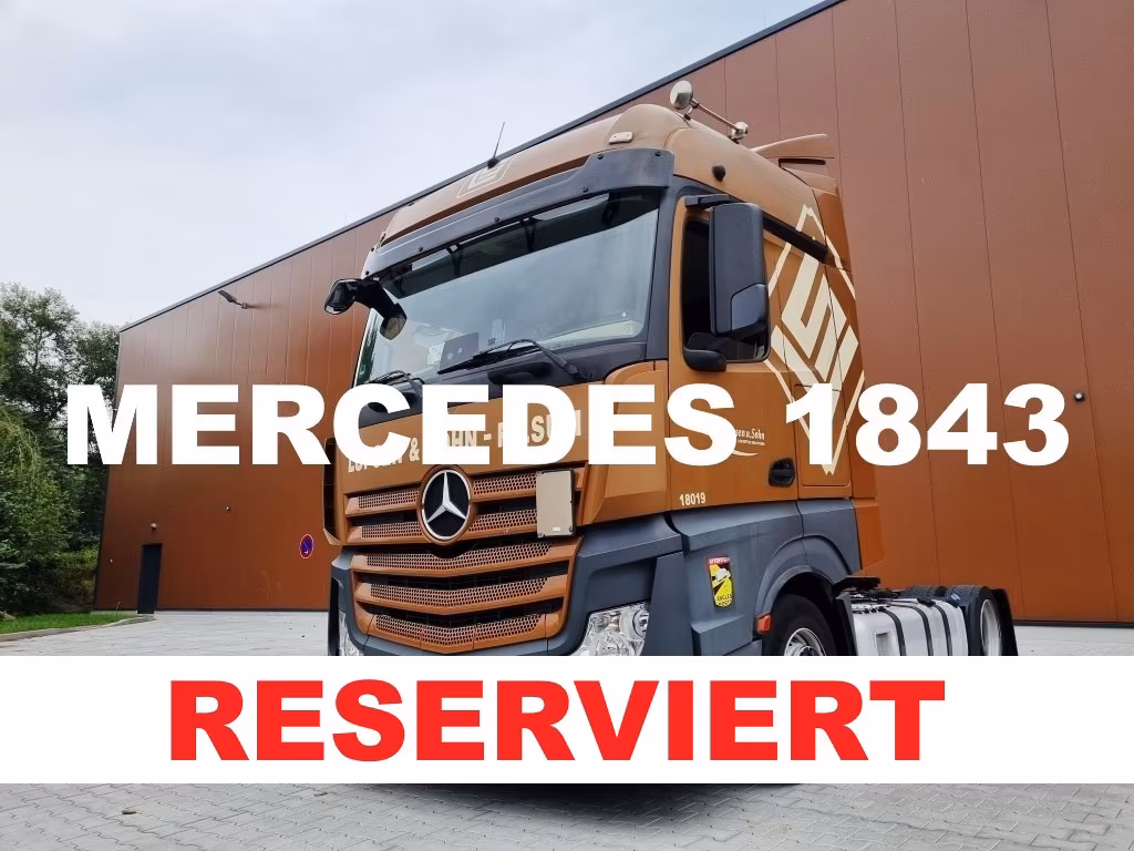 Mercedes-Benz Actros 1843 LSnRL | BigSpace | Standklima | 6x