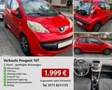 Peugeot 107 C1 Aygo Double 1.0 TÜ Neu Top - Peugeot 107 in Frankfurt (Main)