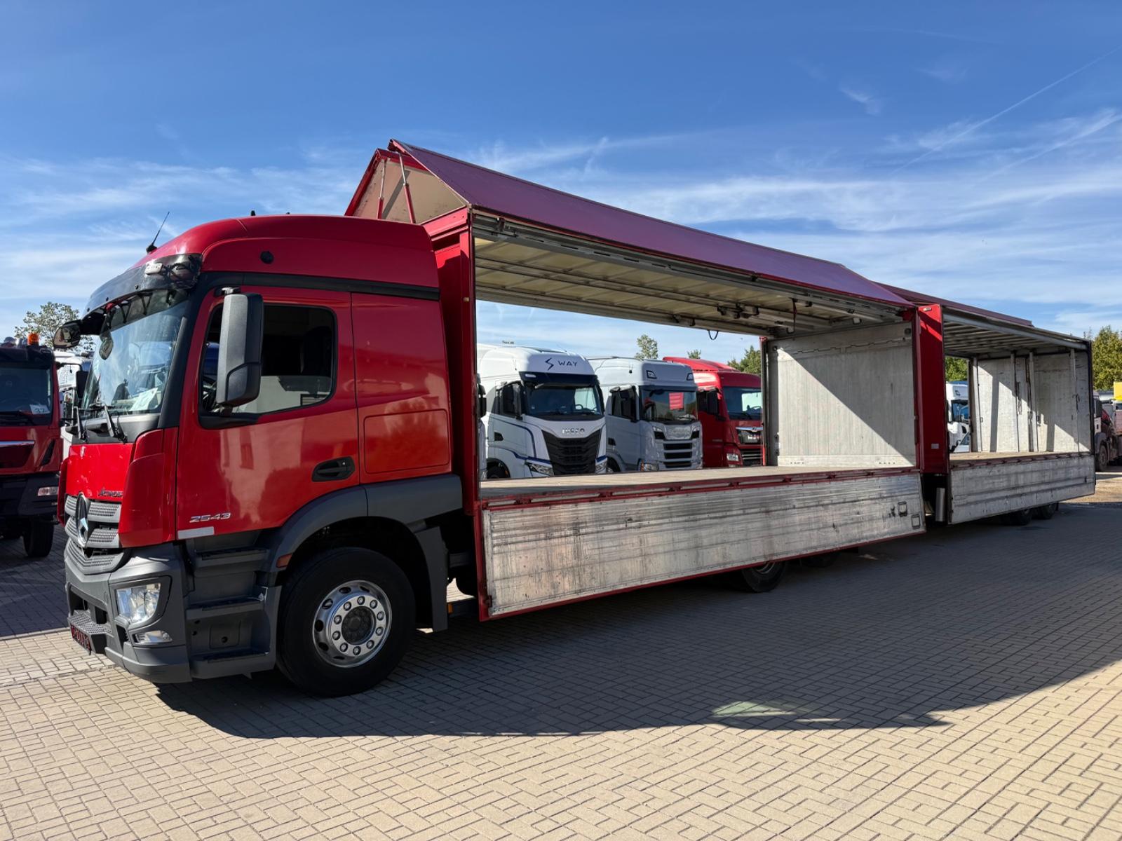 Mercedes-Benz Actros 2543 Getränke/Retarder+ANHÄNGER Orten